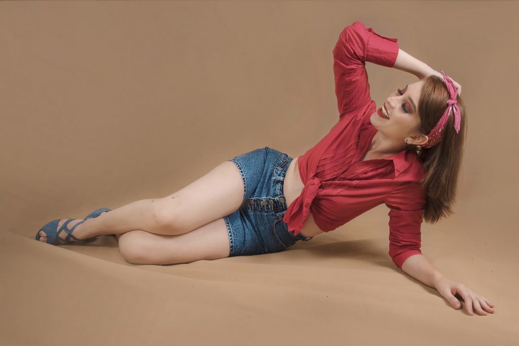 vintage women pose 