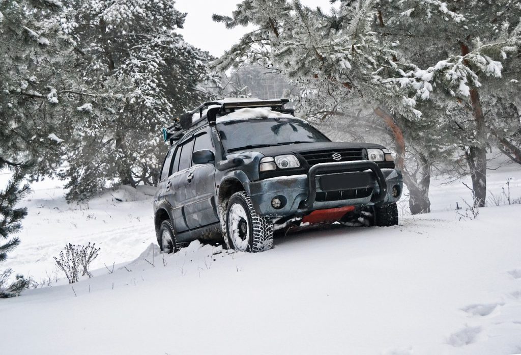 winter car photoshoot 